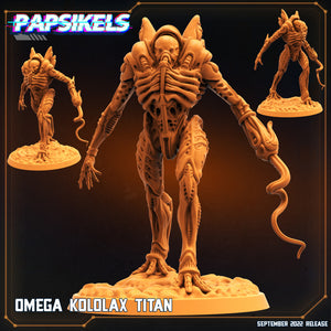 3D Printed Papsikels Cyberpunk Sci-Fi Omega Kololax Titan - 28mm 32mm