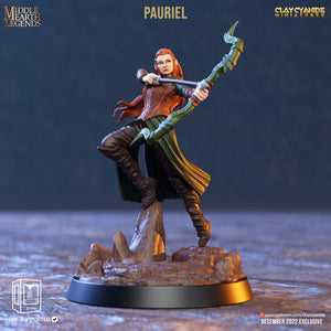3D Printed Clay Cyanide Pauriel Middle Earth Legends D&D