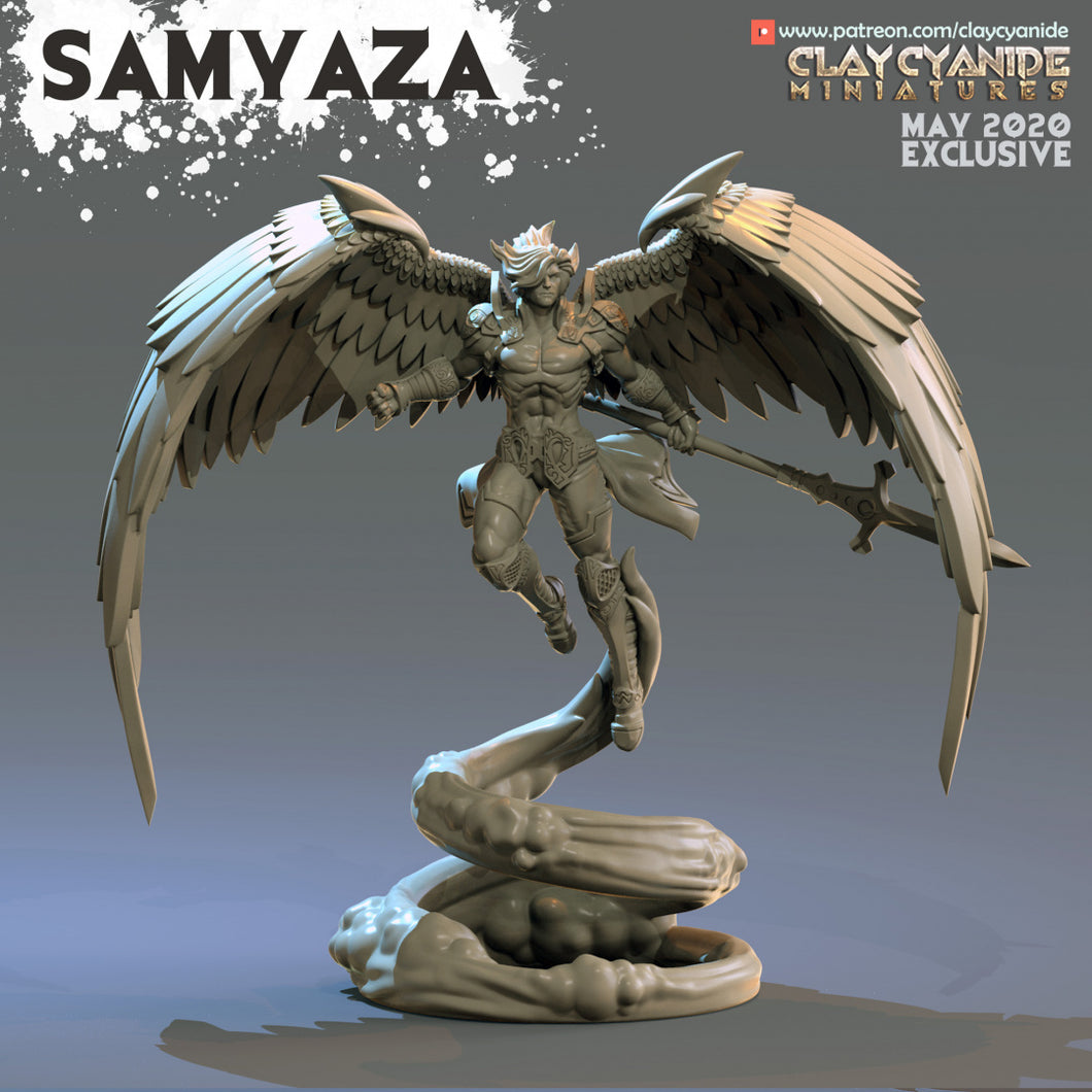 3D Printed Clay Cyanide Samyaza Angels VS Demons Ragnarok D&D