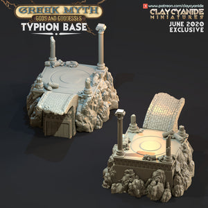 3D Printed Clay Cyanide Typhon Greek Myth Gods and Goddesses Ragnarok D&D