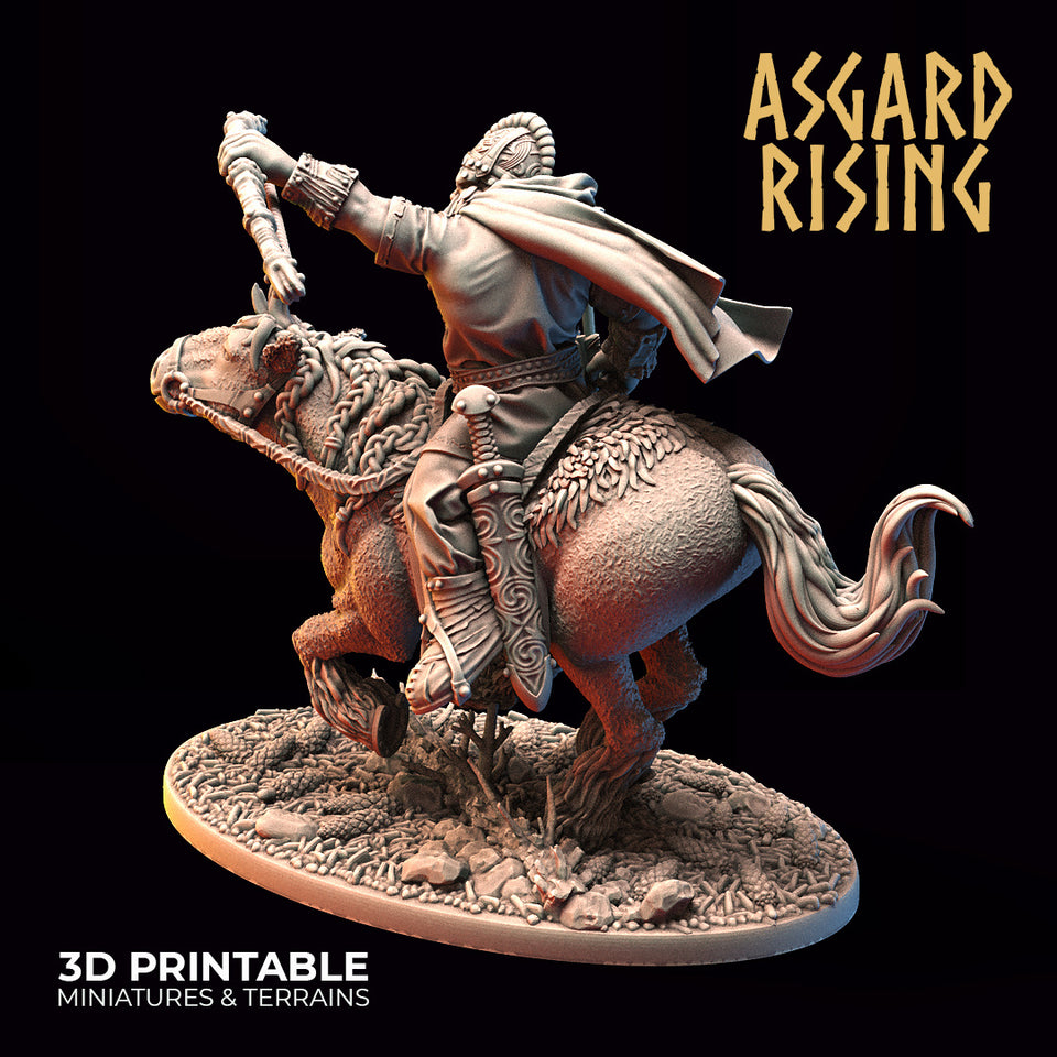 3D Printed Asgard Rising Viking Riders Modular Warband 28mm - 32mm