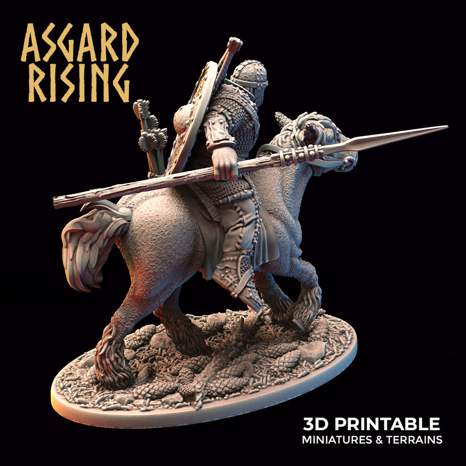 3D Printed Asgard Rising Viking Riders Modular Warband 28mm - 32mm