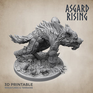 3D Printed Asgard Rising Shapeshifter Ulfhednar WereWolf 28mm-32mm Ragnarok D&D - Charming Terrain