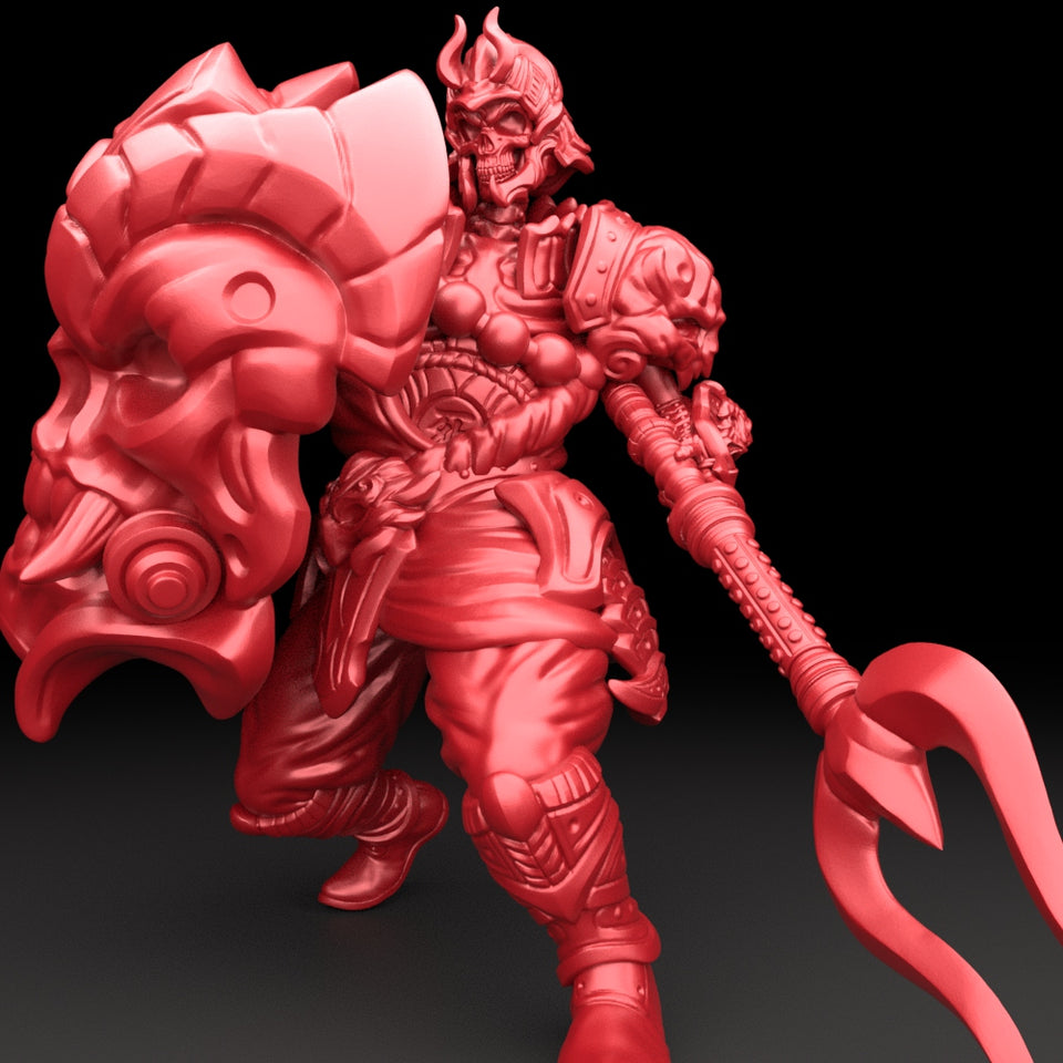 3D Printed Bestiary Vol. 5 Nafarrate - Bone Defender 32mm Ragnarok D&D