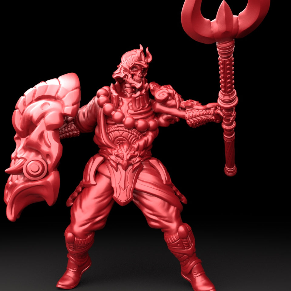 3D Printed Bestiary Vol. 5 Nafarrate - Bone Defender 32mm Ragnarok D&D